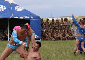 Mongolian Armed Forces share culture during KQ14