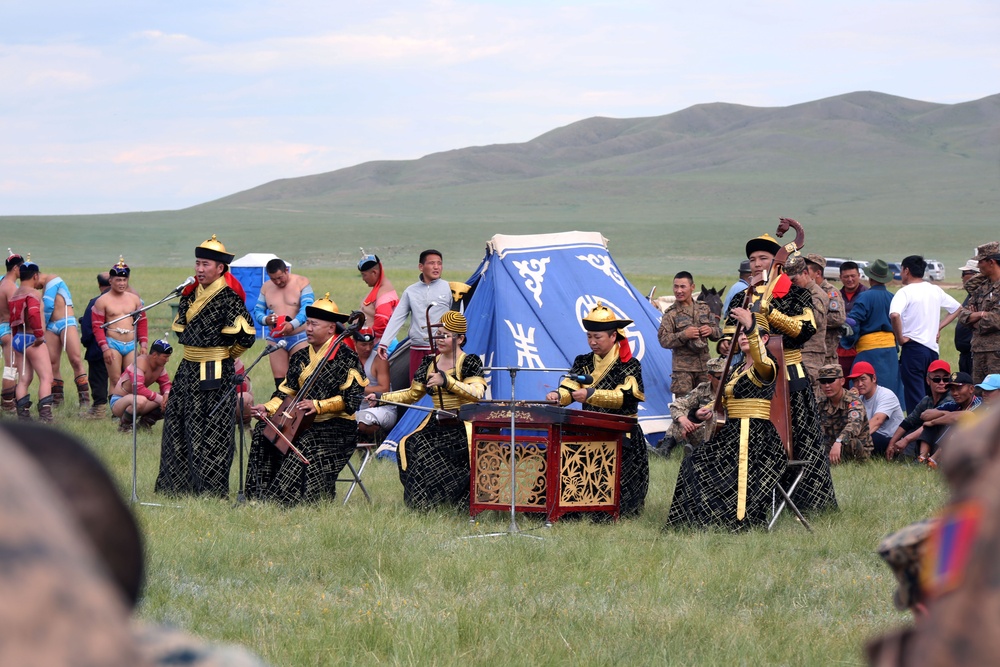Mongolian Armed Forces share culture during KQ14