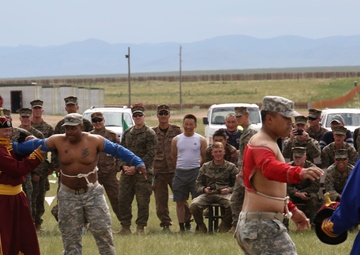 Mongolian Armed Forces share culture during KQ14