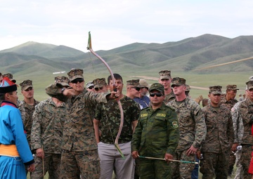 Mongolian Armed Forces share culture during KQ14