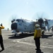 USS George H.W. Bush flight deck activity