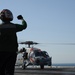 USS George H.W. Bush flight deck activity