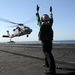 USS George H.W. Bush flight deck activity