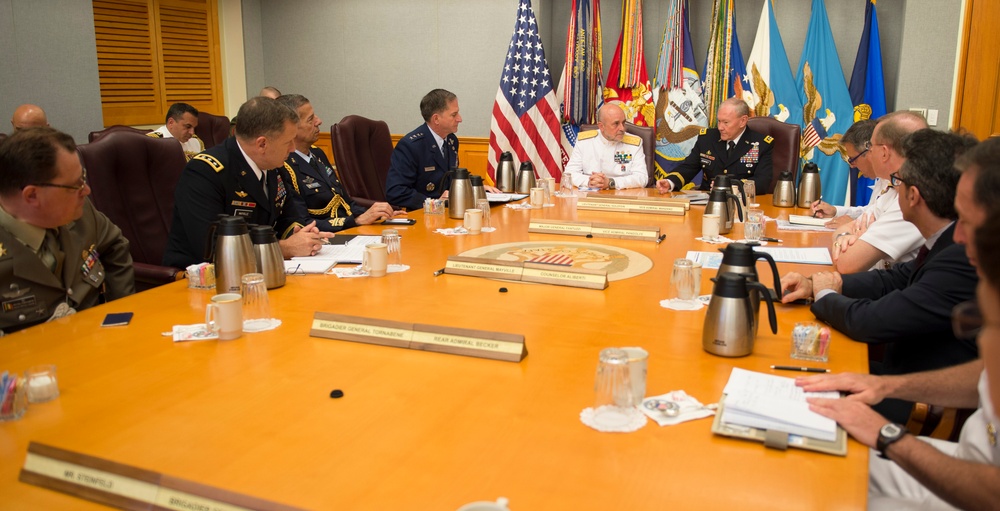 CJCS meets with his Italian counterpart