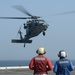 USS George H.W. Bush flight deck activity