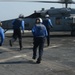 USS Mesa Verde flight deck activity