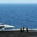 USS George H.W. Bush flight deck activity