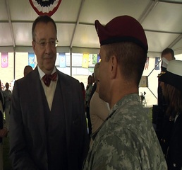 An early start: Americans, Estonians celebrate 4th of July in June