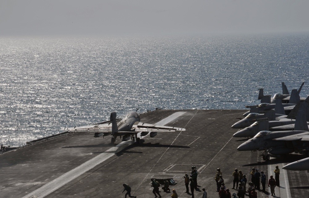 USS George H.W. Bush flight operations