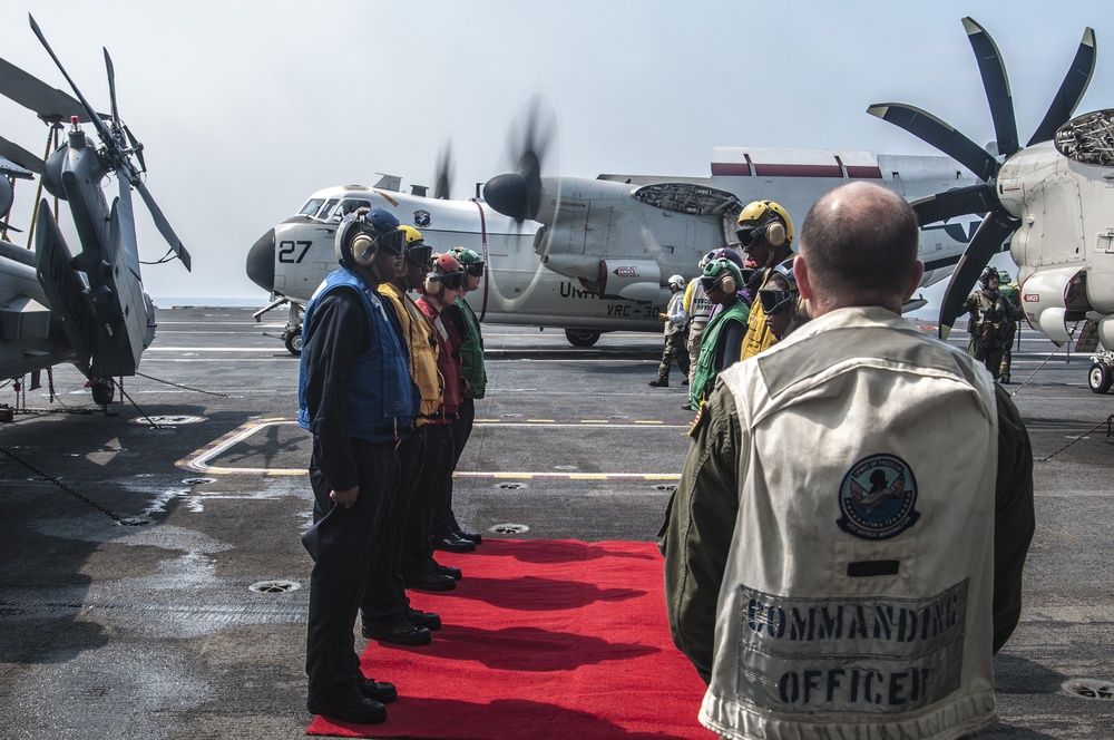 USS George Washington awaits arrival of Malaysian distinguished visitors
