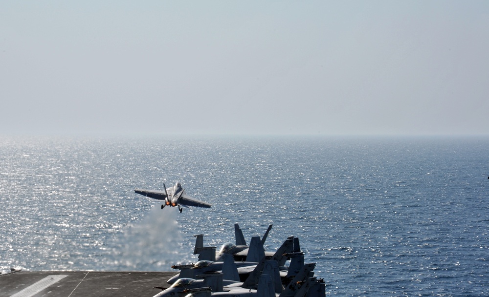 USS George H.W. Bush flight operations