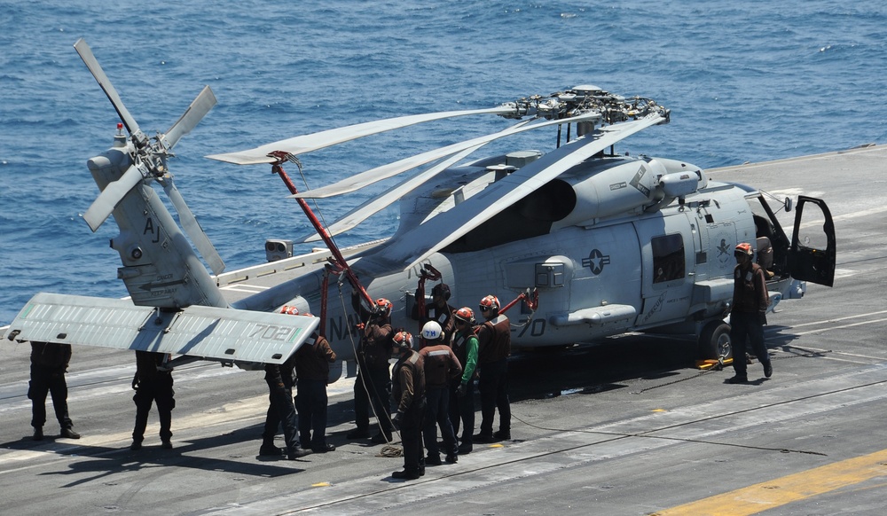 USS George H.W. Bush flight operations