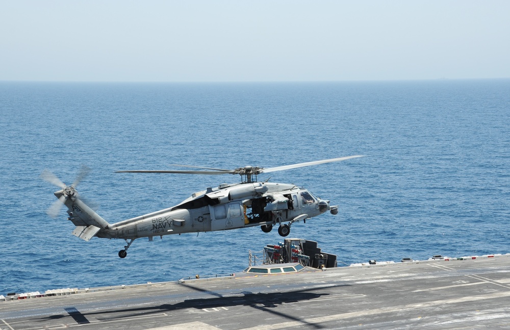 USS George H.W. Bush flight operations