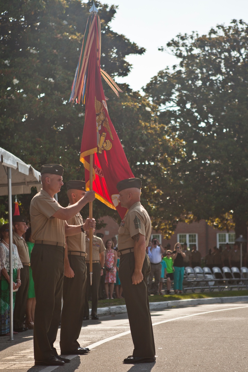 Headquarters Battalion Change of Command Ceremony