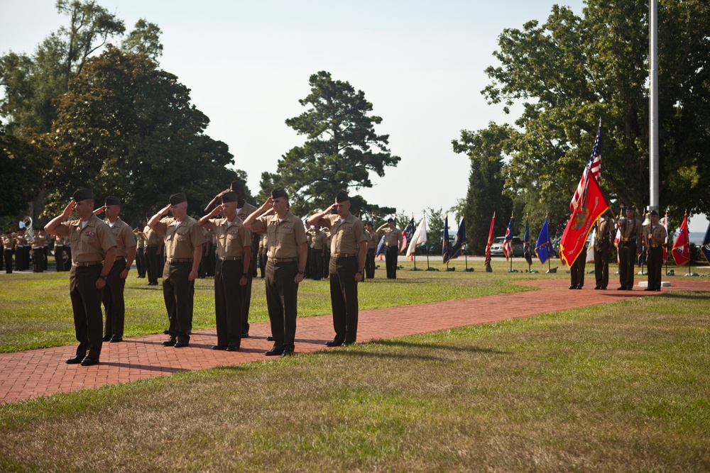 Headquarters Battalion Change of Command Ceremony