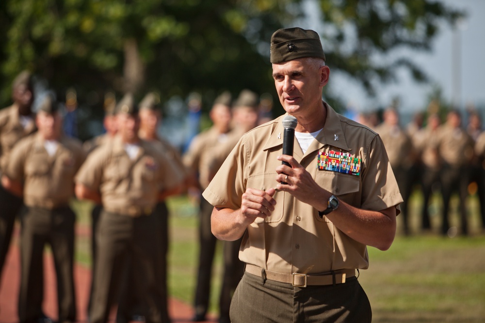 Headquarters Battalion Change of Command Ceremony