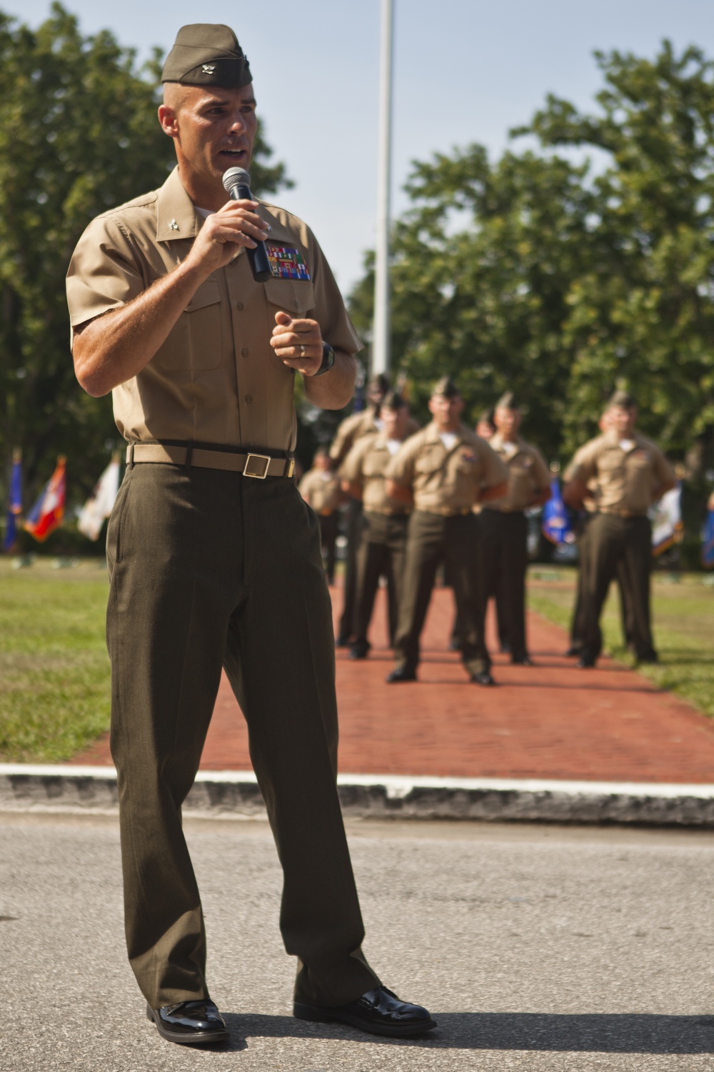 Headquarters Battalion Change of Command Ceremony