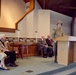 Doc Boyd speaks a WWII award ceremony