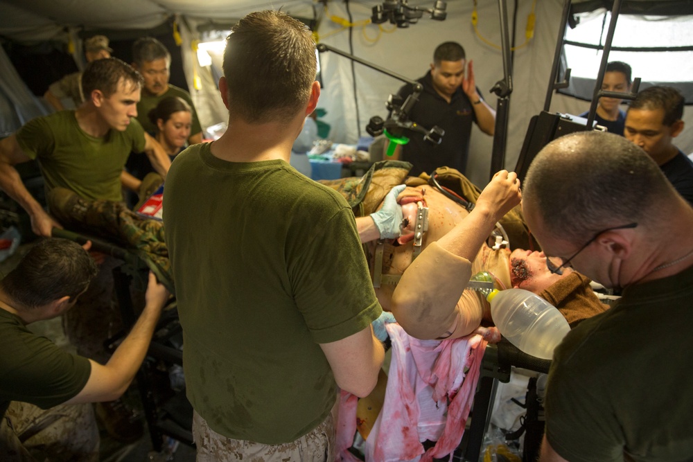 Cohesion under pressure: Lifesavers hone craft during realistic casualty training