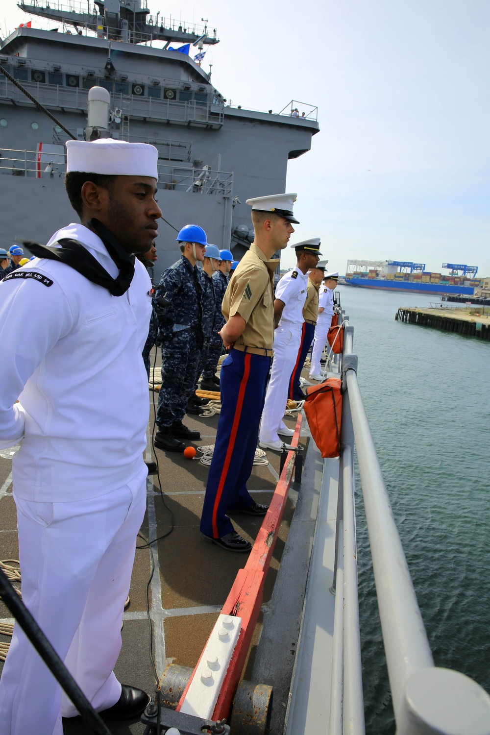 Marines, sailors arrive in South Boston