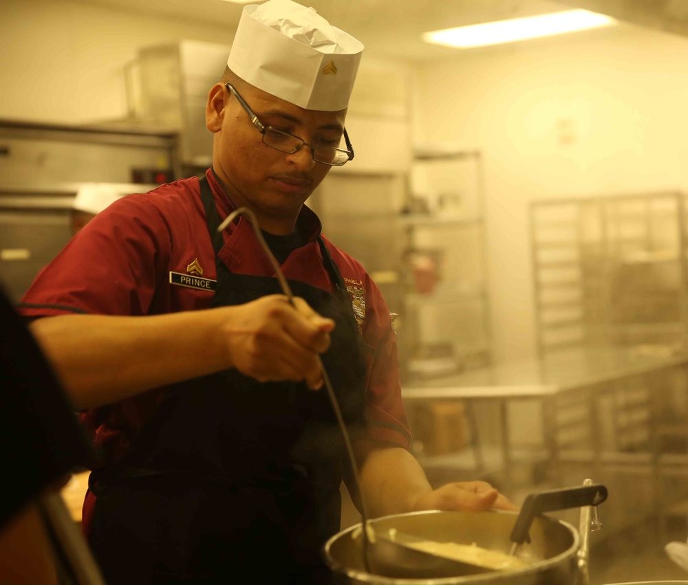 Chow hall welcomes guest chef, menu