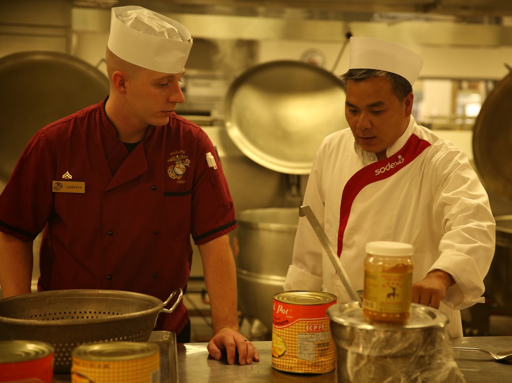 Chow hall welcomes guest chef, menu