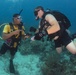 US Navy divers and Belizean Coast Guard divers work together during Southern Partnership Station '14
