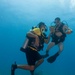 US Navy divers and Belizean Coast Guard divers work together during Southern Partnership Station '14