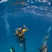 US Navy divers and Belizean Coast Guard divers work together during Southern Partnership Station '14