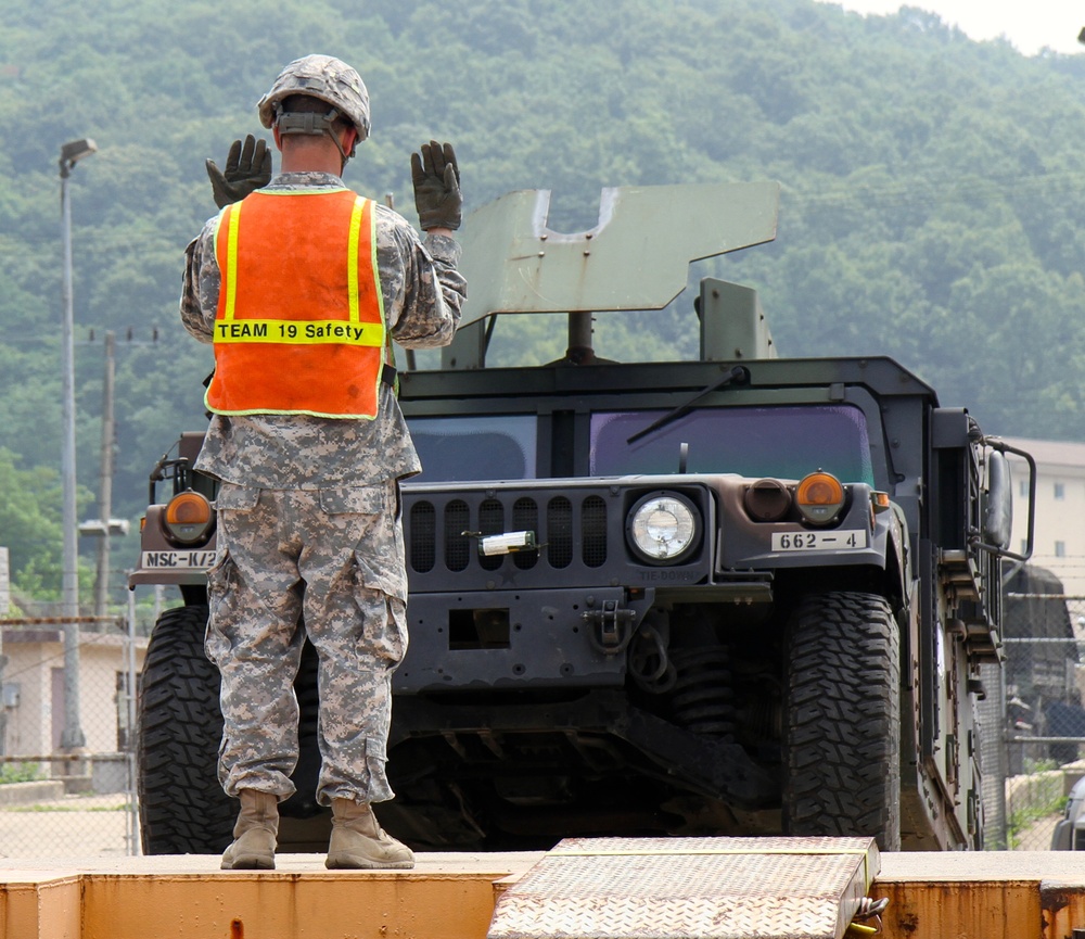 25th Transportation Battalion carries out certification exercise below DMZ