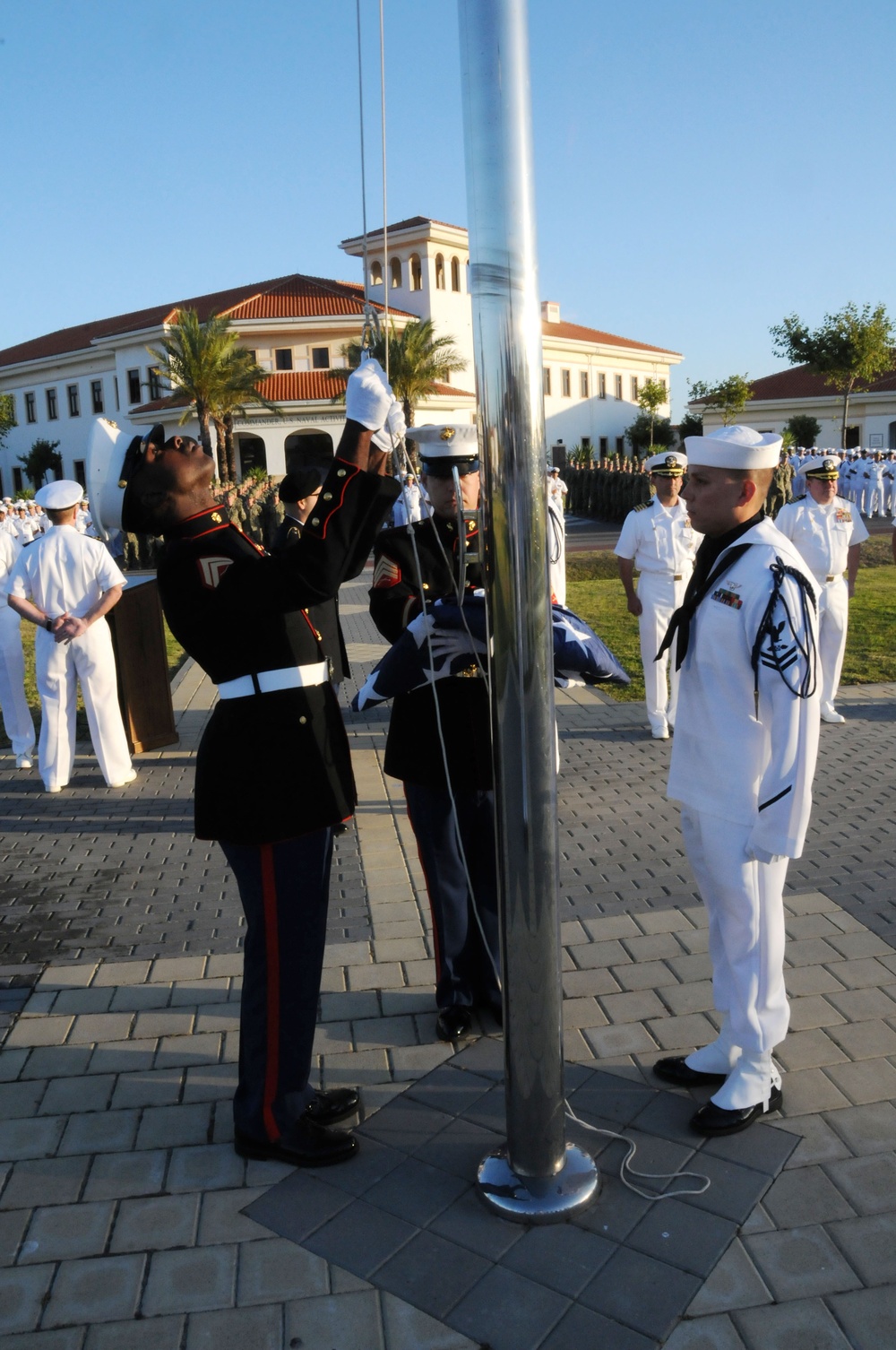 Flag-raising ceremony