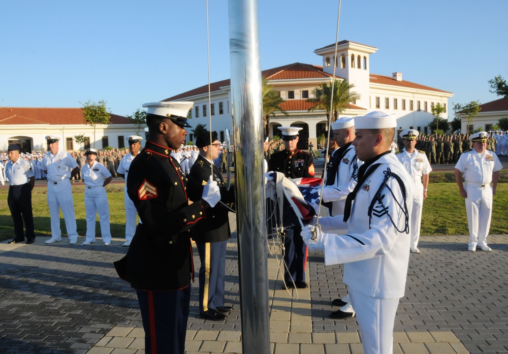 Flag-raising ceremony