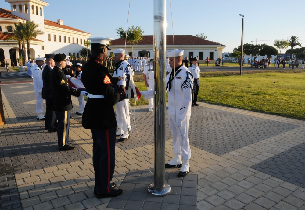 Flag-raising ceremony