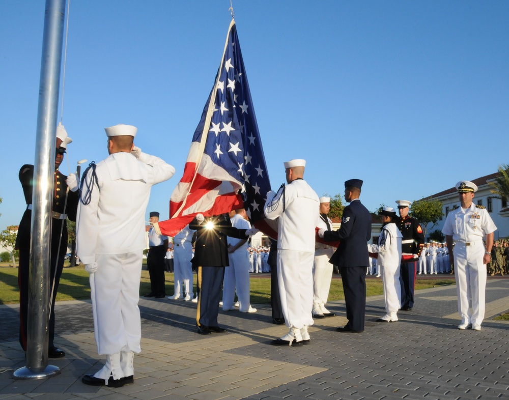 Flag-raising ceremony