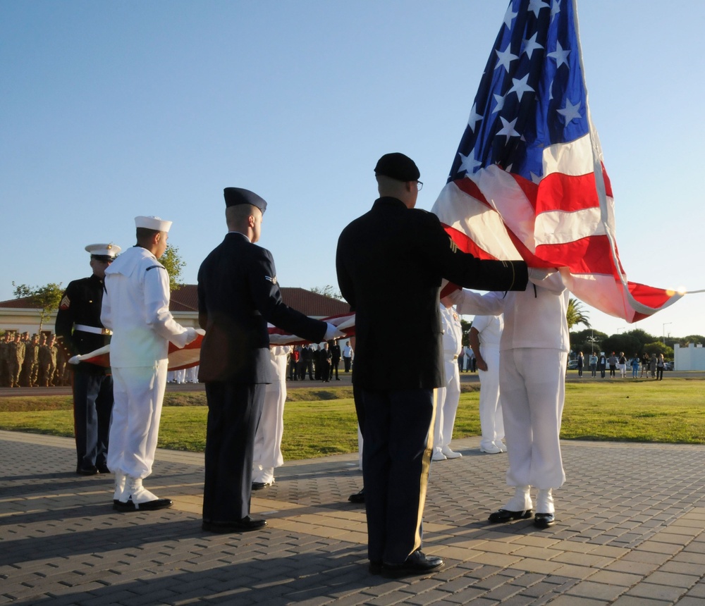 Flag-raising ceremony