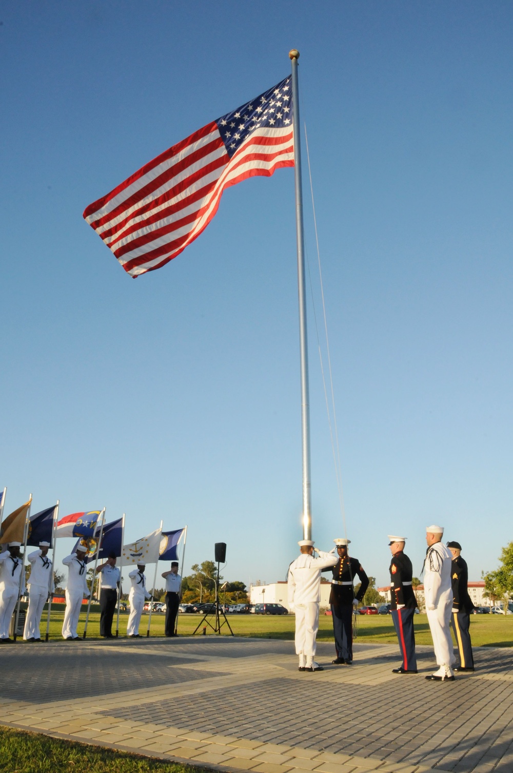 Flag-raising ceremony