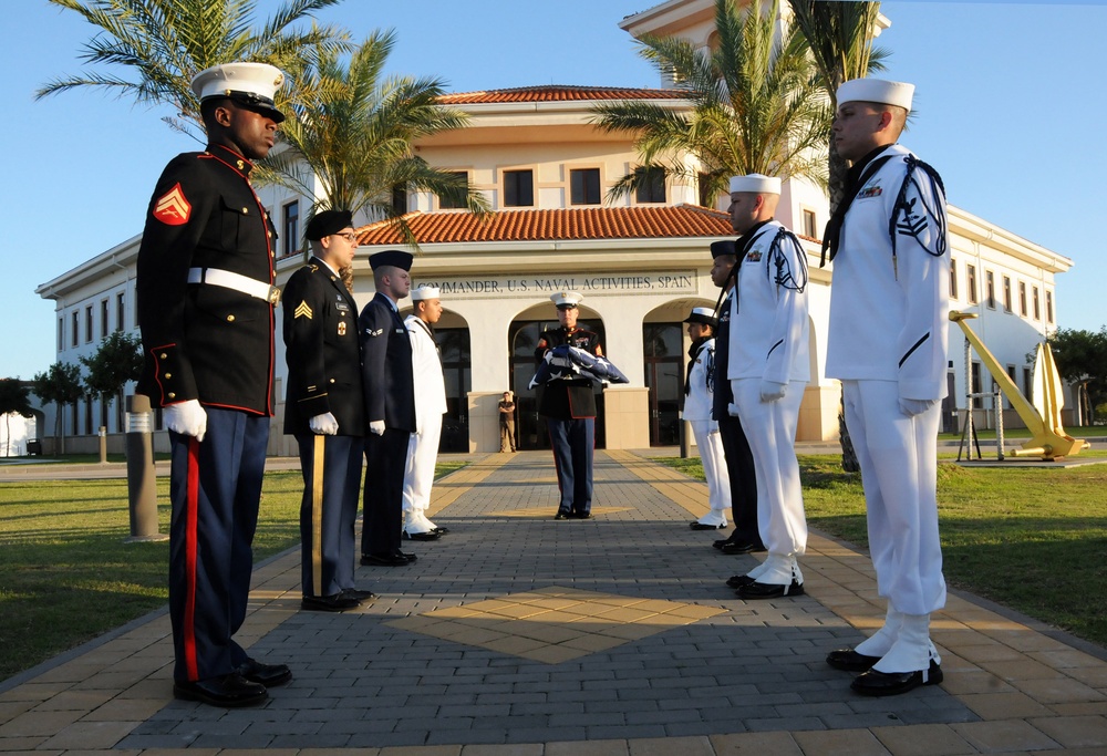 Flag-raising ceremony