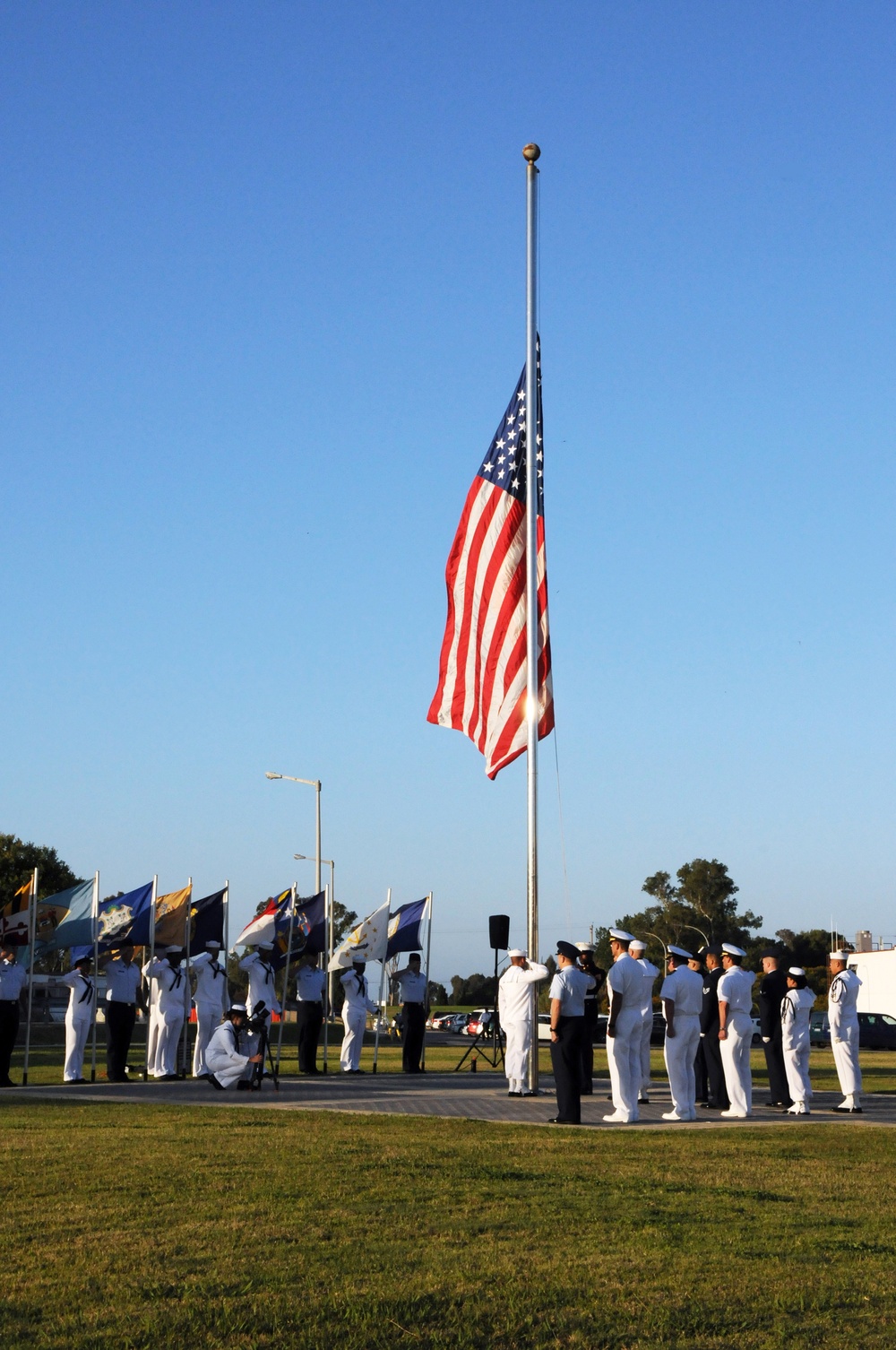 Flag-raising ceremony