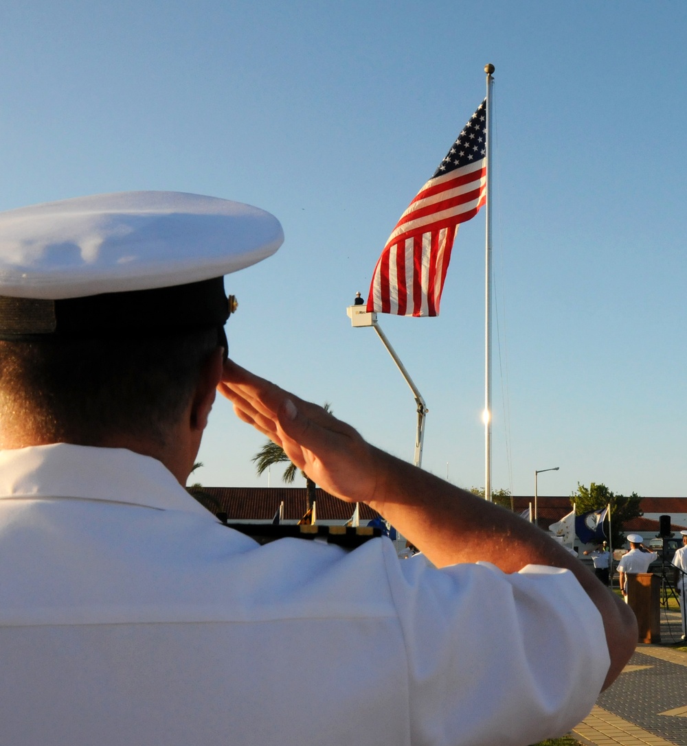 Flag-raising ceremony