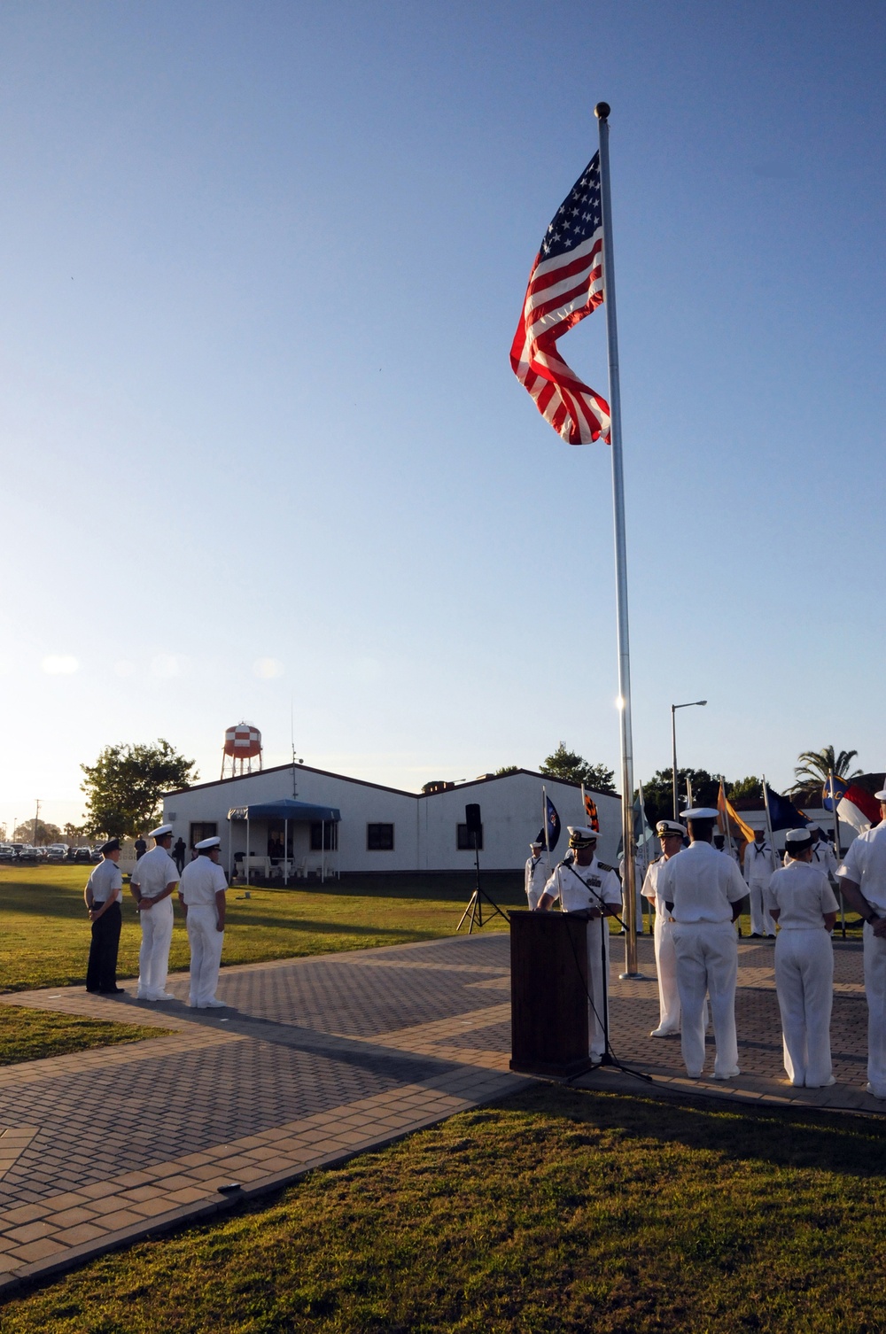 Flag-raising ceremony