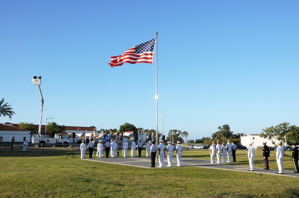 Flag-raising ceremony