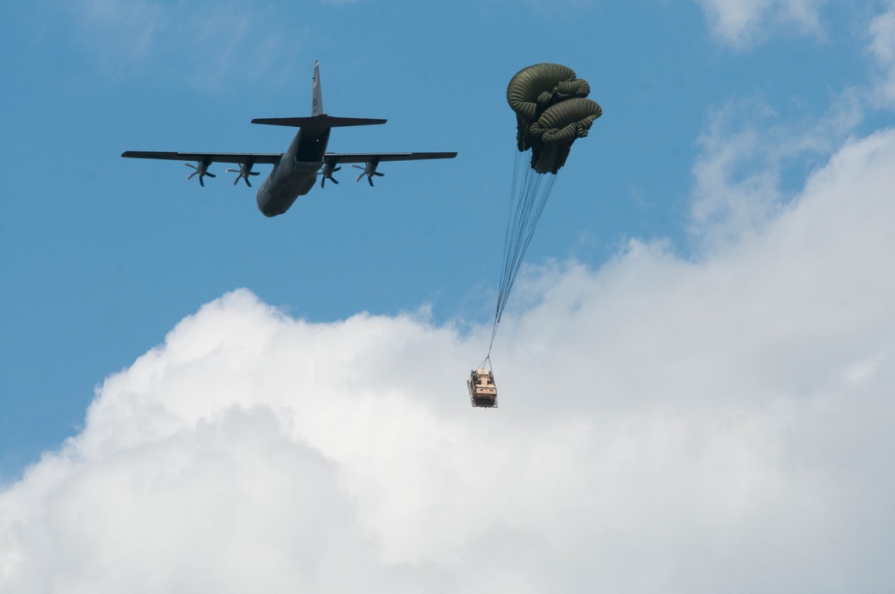 Paratroopers land in Poland