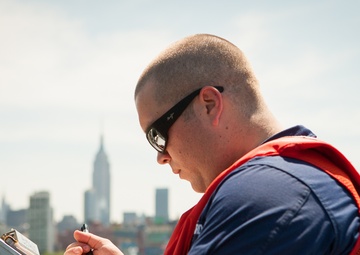 US Coast Guard performs routine safety boarding during interagency Operation.