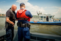 US Coast Guard performs routine safety boarding‚Äôs during interagency Operation.