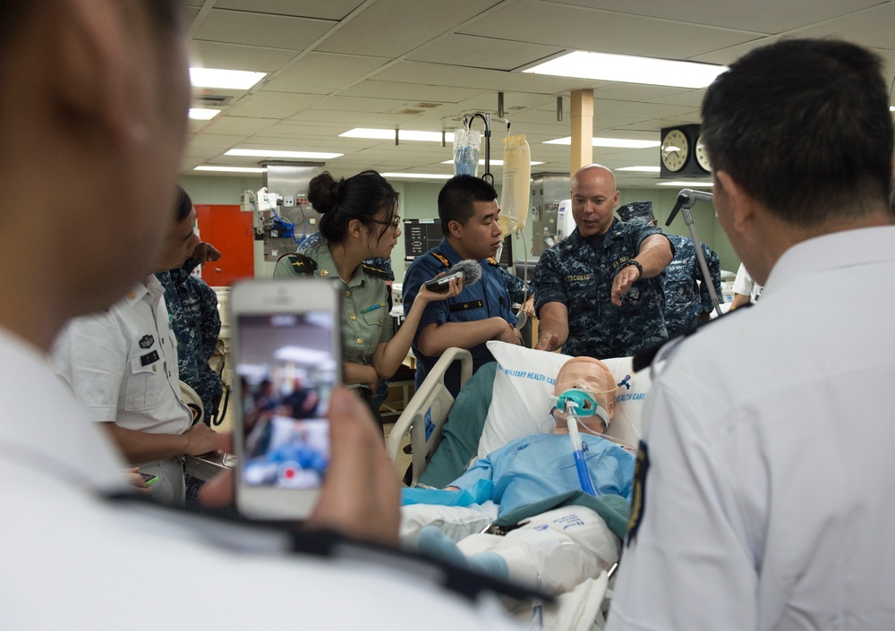 PLA(N) visit to USNS Mercy