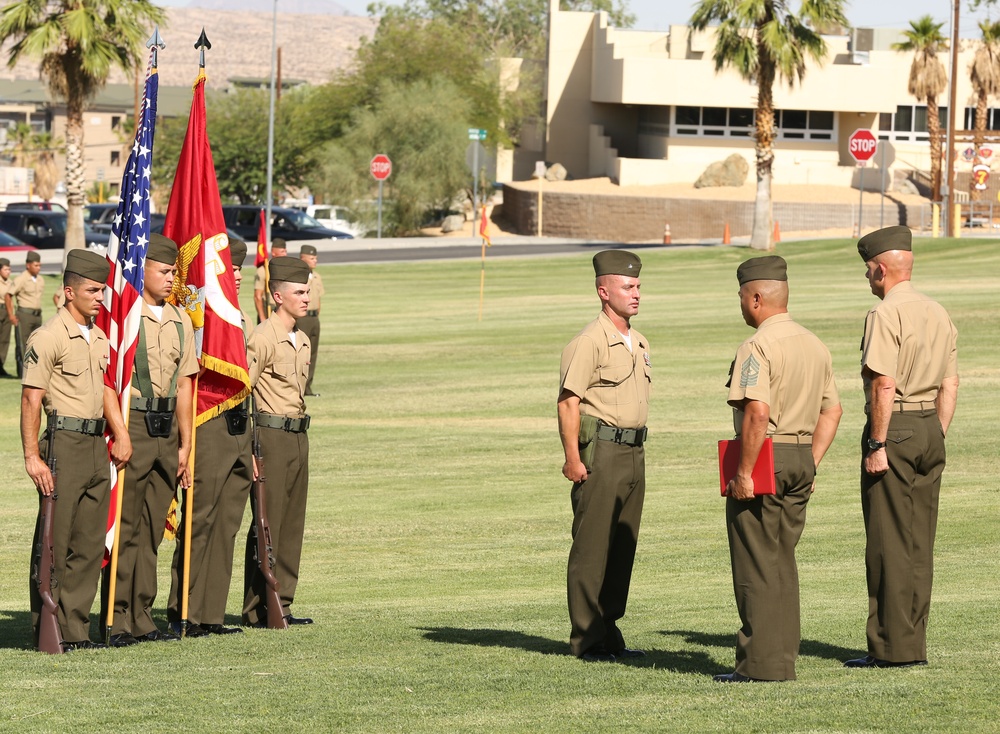 Headquarters Battalion welcomes new commanding officer