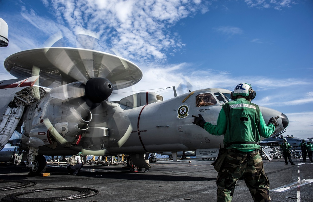 USS George Washington flight deck operations