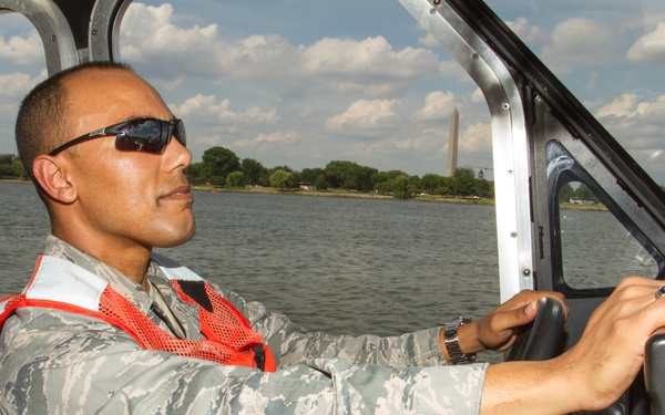 Joint Base commanders get firsthand look at Coast Guard July Fourth preparation efforts