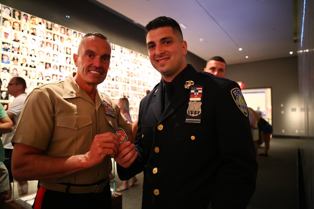 Marine retires after 32 years of service and continues to fight terrorism