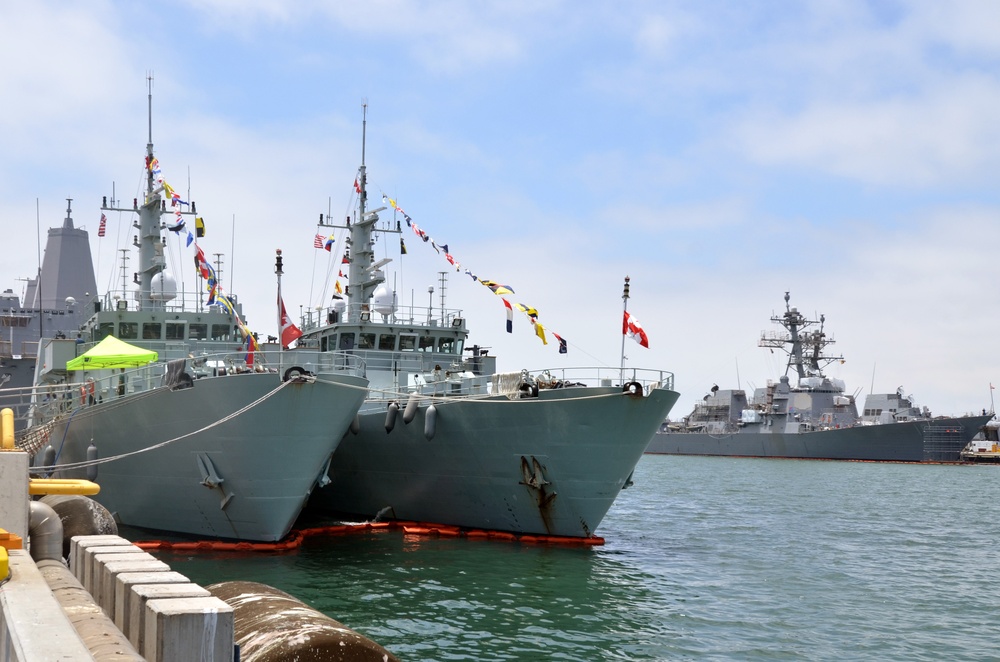 RIMPAC 2014 San Diego ships